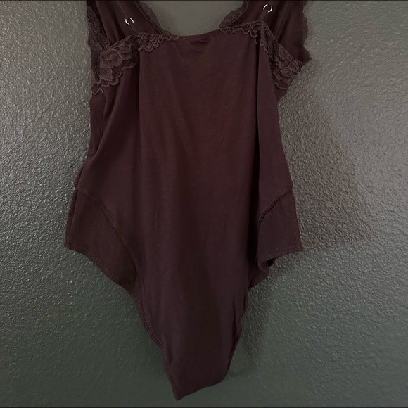 FP Perfect Pima Bodysuit in Washed Black - Picture 2 of 4